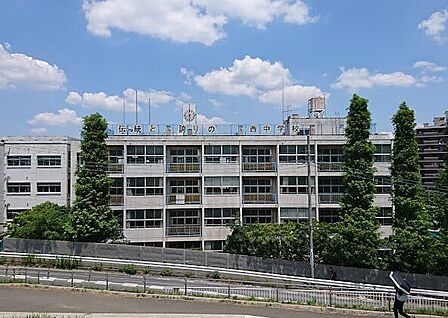川口市立西中学校 1410m