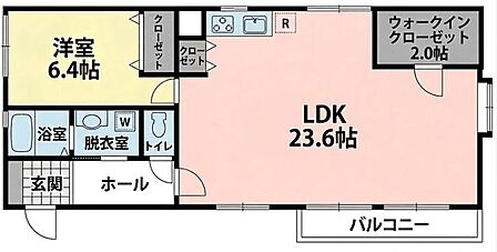 1LDK 間取り