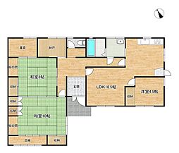 朝倉市鎌崎 平屋建て