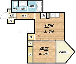 マジェスティ天満橋  ｜ 大阪府大阪市北区天満2丁目7-21（賃貸マンション1LDK・8階・32.24㎡） その2