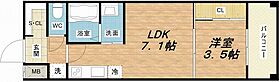 グランツ寺田町  ｜ 大阪府大阪市生野区林寺2丁目2-23（賃貸マンション1LDK・2階・27.97㎡） その2