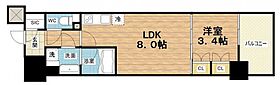 コンフォリア・リヴ北久宝寺Q  ｜ 大阪府大阪市中央区北久宝寺町1丁目2-9（賃貸マンション1LDK・10階・31.15㎡） その2