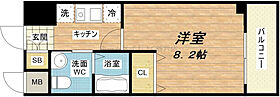 CASSIA天王寺東  ｜ 大阪府大阪市東住吉区桑津1丁目（賃貸マンション1K・9階・25.25㎡） その2