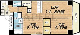 BANIX北堀江  ｜ 大阪府大阪市西区北堀江3丁目6-2（賃貸マンション2LDK・9階・61.74㎡） その2