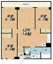 シャルマンコーポ第2谷町  ｜ 大阪府大阪市中央区粉川町2-7（賃貸マンション3LDK・11階・79.92㎡） その2