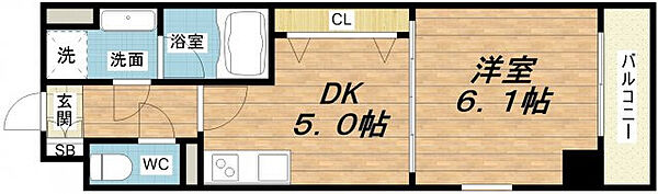 S-FORT福島EBIE ｜大阪府大阪市福島区海老江8丁目(賃貸マンション1DK・10階・28.81㎡)の写真 その2