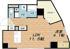 灯-AKARI-  ｜ 大阪府大阪市西区川口1丁目1-11（賃貸マンション1LDK・2階・36.59㎡） その2