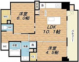 エステムプラザ南船場レジスタ  ｜ 大阪府大阪市中央区南船場1丁目8-3（賃貸マンション2LDK・12階・50.89㎡） その2