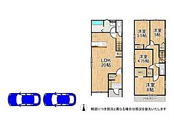 京都市伏見区日野西大道町　新築一戸建て　2期　3号棟