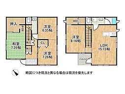大津市下阪本5丁目　中古一戸建て 4LDKの間取り