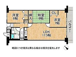 間取図画像 3LDK