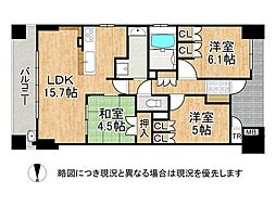 間取図画像 3LDK