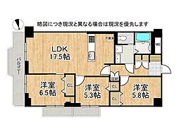 グランドメゾン浜大津 3LDKの間取図画像