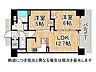 間取り：専有面積は51.64m2で全居室収納付きで広々とした2LDK