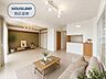 リビング/ダイニング：陽光が差し込む、開放感あふれるLDK。※実際の写真に家具や調度品をCG合成したものです。（家具等は販売に含まれておりません）