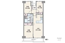 間取図画像 3LDK