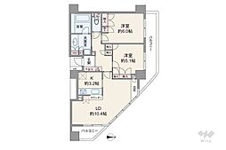 ソフィア川口ヴェルデ 2LDKの間取図画像