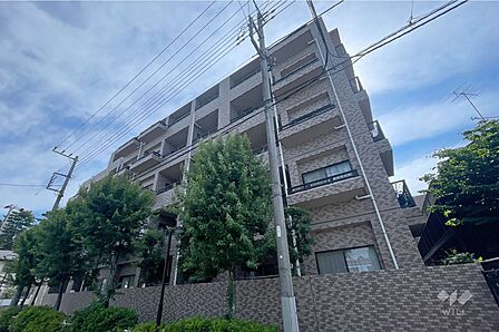 レクセルマンションときわ台の外観(南西側から)