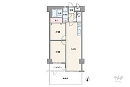 ライオンズマンション志村三丁目 2LDKの間取図画像