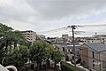 バルコニーから...