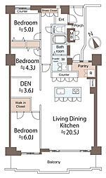 間取図画像 3LDK