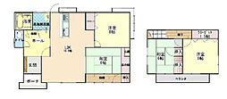 南区孫代町　2階建　中古戸建 4LDKの間取り