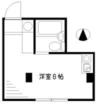 メゾン・ド・小林 203 ｜ 東京都杉並区上荻４丁目29-5（賃貸マンション1R・2階・18.29㎡） その2