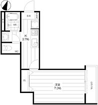 Ensemble（アンサンブル） 202 ｜ 東京都杉並区西荻北２丁目36-24（賃貸マンション1K・2階・26.01㎡） その2