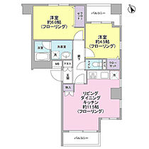 東京都中央区新川2丁目（賃貸マンション2LDK・5階・53.22㎡） その2