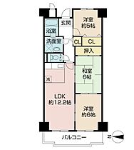 大阪府豊中市服部西町1丁目6-3（賃貸マンション3LDK・5階・65.43㎡） その2