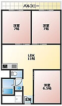 大阪府大阪市淀川区三国本町1丁目5-36　■条件値下げしました■（賃貸マンション3LDK・6階・58.28㎡） その2