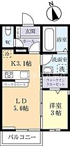 クレール 0101 ｜ 茨城県水戸市河和田2丁目（賃貸アパート1LDK・1階・31.69㎡） その2