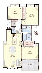 間取図画像 3LDK