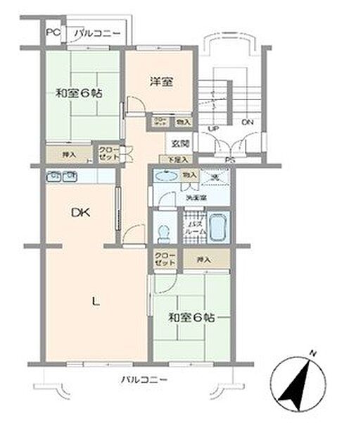 間取りを拡大表示