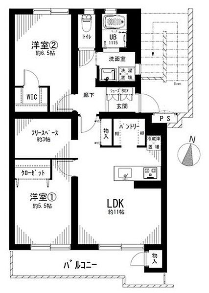 間取りを拡大表示