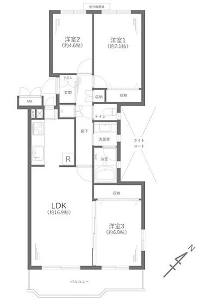間取りを拡大表示