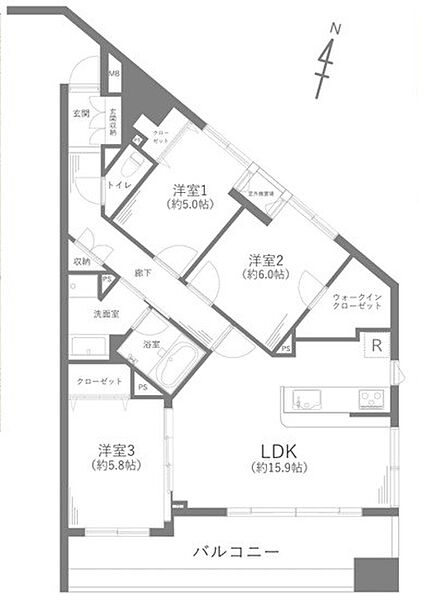 間取りを拡大表示