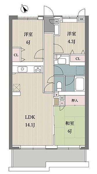 間取りを拡大表示