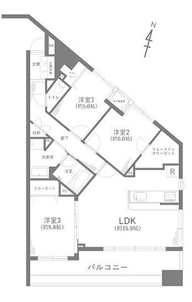 間取りを拡大表示