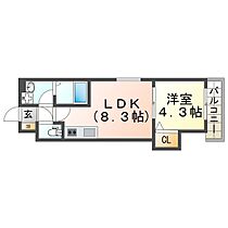 フォレ南武庫之荘EAST 302 ｜ 兵庫県尼崎市南武庫之荘3丁目18-7（賃貸アパート1LDK・3階・30.01㎡） その2