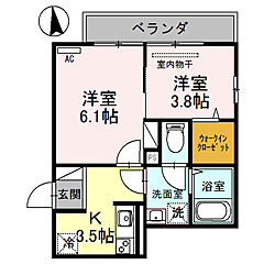 物件の間取り