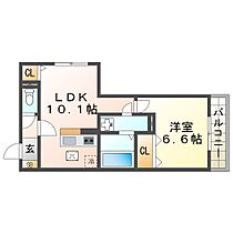 ユーフォリア 101 ｜ 兵庫県西宮市門戸荘9-18（賃貸アパート1LDK・1階・40.35㎡） その2