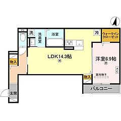 物件の間取り