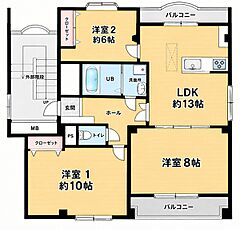 物件の間取り