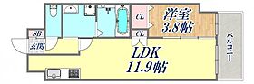 KMS新生水木通  ｜ 兵庫県神戸市兵庫区水木通4丁目（賃貸マンション1LDK・5階・38.13㎡） その2