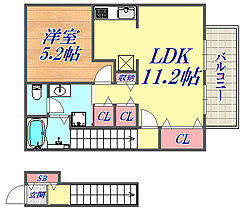 プロヴァンス弐番館  ｜ 兵庫県神戸市兵庫区石井町3丁目（賃貸マンション1LDK・2階・46.13㎡） その2