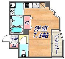 エスリード中山手県庁前  ｜ 兵庫県神戸市中央区中山手通7丁目（賃貸マンション1R・7階・25.12㎡） その2