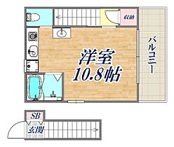 モノンコード  ｜ 兵庫県神戸市兵庫区下祇園町（賃貸アパート1R・2階・17.05㎡） その2