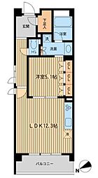 東急世田谷線 松陰神社前駅 徒歩8分の賃貸マンション 1階1LDKの間取り
