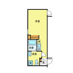 大田区南馬込2丁目マンション ワンルームの間取図画像